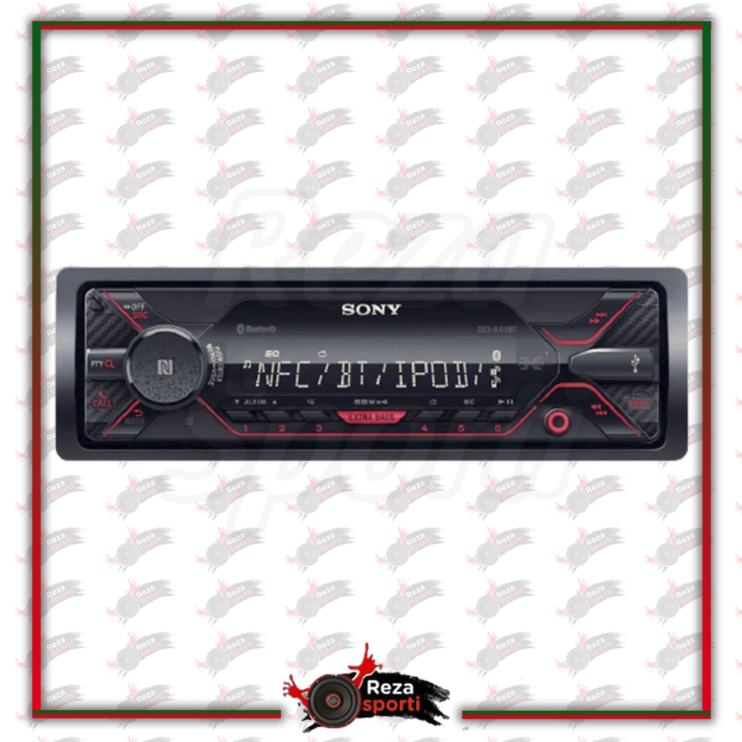 پخش صوتی خودرو سونی مدل DSX-A410BT 1 ضبط خودرو سونی مدل DSX-A410BT